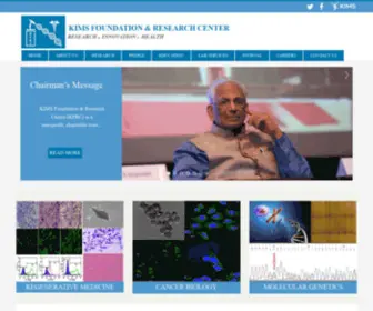 KFRC.co.in(Kims Foundations and Research Centre) Screenshot