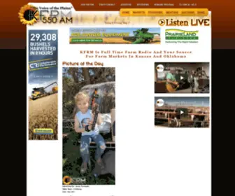KFRM.com(KFRM Radio 550 AM) Screenshot