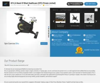 KFsfitness.in(Wholesale Trader of GL Series & 7 Series Machine by KFS (A Brand Of Bhati Healthcare (OPC) Private Limited)) Screenshot