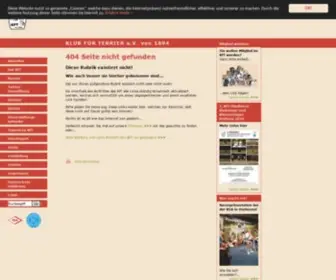 KFT-Online.de(Klub fÃŒr Terrier e.V) Screenshot