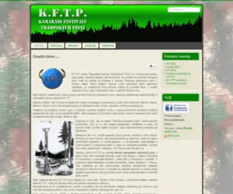 KFTP.cz(Kamarádi festivalu trampských písní v Horním Jelení) Screenshot