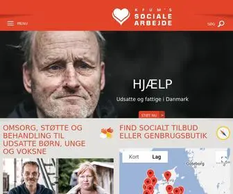 Kfumsoc.dk(KFUMs Sociale Arbejde) Screenshot