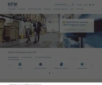 KFW.de(Bank aus Verantwortung) Screenshot