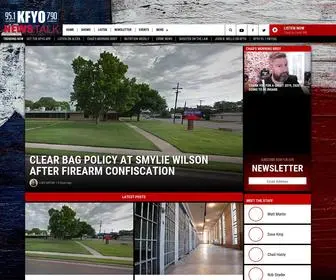 Kfyo.com(The News & Talk of West Texas) Screenshot