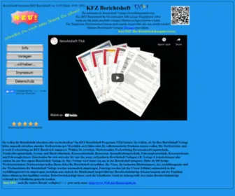 KFZ-Berichtsheft.de(Berichtsheft) Screenshot