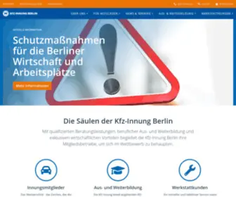 KFZ-Innung-Berlin.de(Innung des Kraftfahrzeuggewerbes Berlin) Screenshot