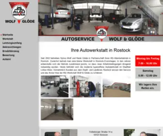 KFZ-Service-Rostock.de(Autoservice) Screenshot