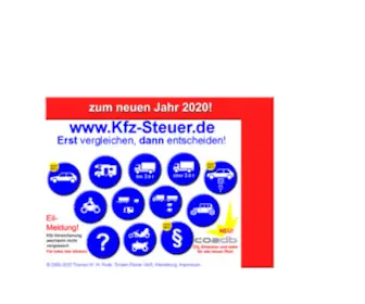 KFZ-Steuer.de(Kfz-Steuer Rechner NEU! 2020 KOSTENLOS für Pkw, Auto, Lkw, Diesel, Benzin) Screenshot