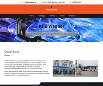 KFZ-Wagner.at(Kfzwagner.kuhl-cms.com Home) Screenshot