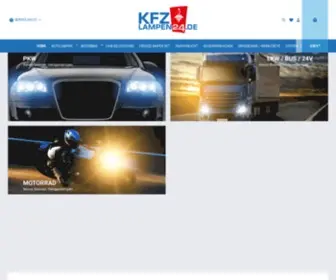 KFzlampen24.de(KFZ Lampen Shop) Screenshot