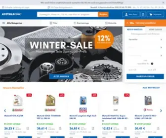 KFzteile.com(KFZ-Teile, PKW-Teile, Autoteile, Ersatzteile online kaufen) Screenshot