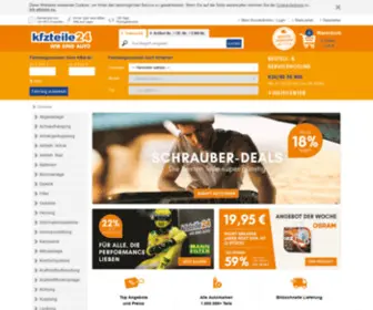 KFzteile24-Shop.de(Kfz-Teile & PKW-Teile günstig online kaufen) Screenshot