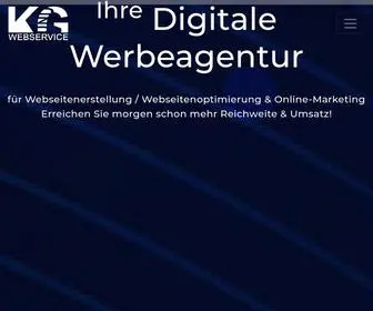 KG-Webservice.de(Online Marketing Agentur Brandenburg Berlin) Screenshot