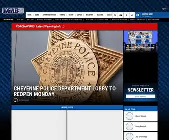 Kgab.com(Cheyenne's News Talk Leader) Screenshot
