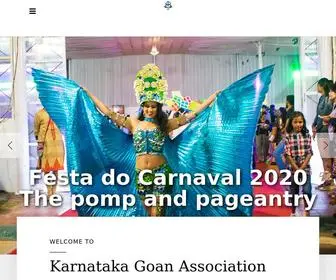 Kgabangalore.com(Karnataka Goan Association) Screenshot