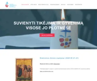 Kgbendruomene.lt(Krikščioniškojo gyvenimo bendruomenė) Screenshot