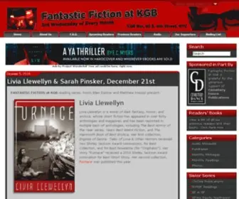 KGbfantasticFiction.org(A monthly speculative fiction reading series in New York City and now live on YouTube) Screenshot