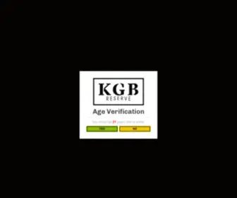 KGbreserve.com(KGB Reserve) Screenshot