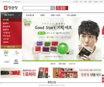 KGCshop.or.kr(한국인삼공사) Screenshot