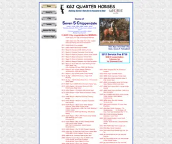 KGjquarterhorses.com(KGJ Quarterhorses) Screenshot