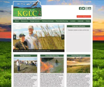 KGLC.org(Kansas Grazing Lands Coalition) Screenshot