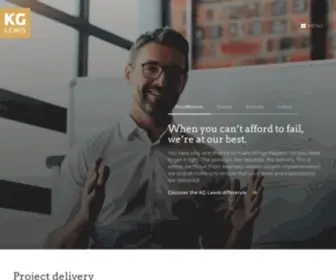 Kglewis.com(PMO Agile Project Manager Management Implementation Consulting) Screenshot