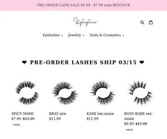 Kgloglam.com(KGLOGLAM LASHES) Screenshot