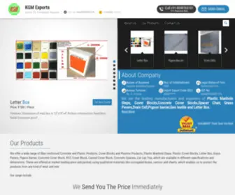 Kgmindia.com(KGM Exports) Screenshot