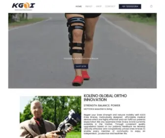 Kgoikneebraces.com(KGOI Knee Braces) Screenshot