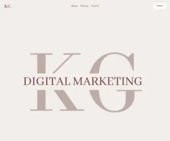 Kgriffithmarketing.com(KG Digital Marketing) Screenshot