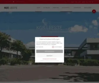 KGS-Leeste.de(Website der kooperativen Gesamtschule Leeste) Screenshot