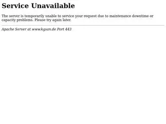 Kgsan.de(Krankenhausgesellschaft Sachsen) Screenshot