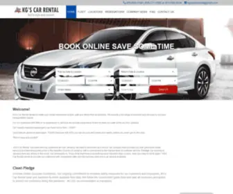 KGscarrental.com(KGs Car Rental) Screenshot