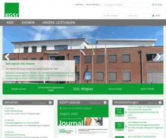 KGST.de(Verband für kommunales Management) Screenshot