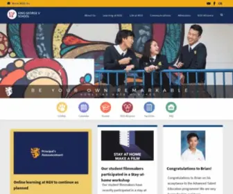 KGV.edu.hk(ESF) Screenshot