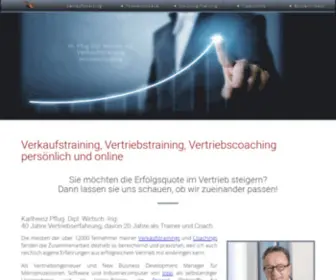 KH-Pflug.de(B2B Verkaufstraining Vertriebstraining Coaching) Screenshot