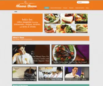 Khaanawaana.com(Premium Indian Food Recipe Website) Screenshot