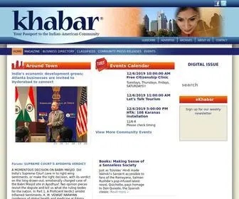 Khabar.com(Indian Magazine for Indian) Screenshot