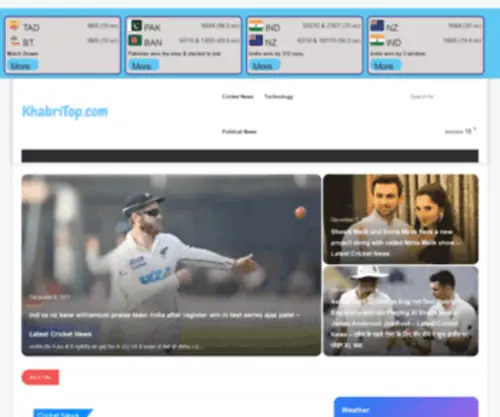 Khabritop.com(Home) Screenshot