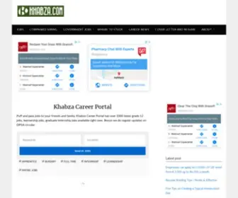 Khabza.com(Khabza Career Portal) Screenshot