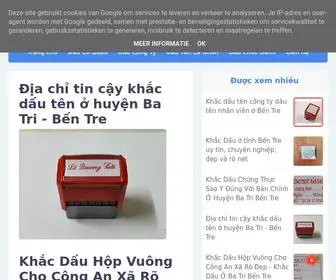 KhaCDaubentre.com(Khắc Dấu Bến Tre) Screenshot