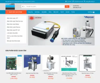 Khaclaservn.com(Máy khắc laser kim loại Fiber/Co2/UV) Screenshot