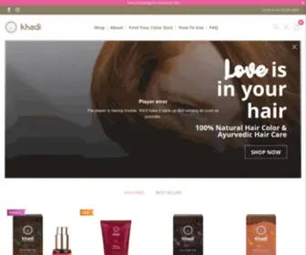 Khadibeauty.com(Official khadi US Online Shop) Screenshot