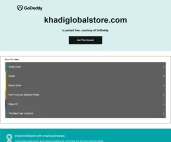 Khadiglobalstore.com(Ayurvedic Beauty Products) Screenshot