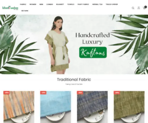 Khadisadan.com(Khadi Natural Products) Screenshot