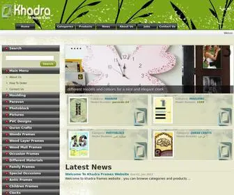 Khadraframes.com(Khadra Frames) Screenshot