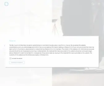 Khaitanco.com(Khaitan & Co) Screenshot
