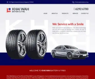 Khaiwah.com.sg(Khai Wah Battery & Tyre Pte Ltd) Screenshot