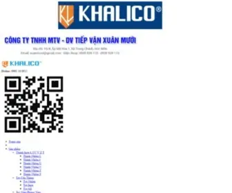 Khalico.vn(CÔNG TY KHÁNH LINH) Screenshot