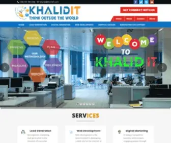 Khalidit.com(B2B Lead Generation & Administrative Support) Screenshot